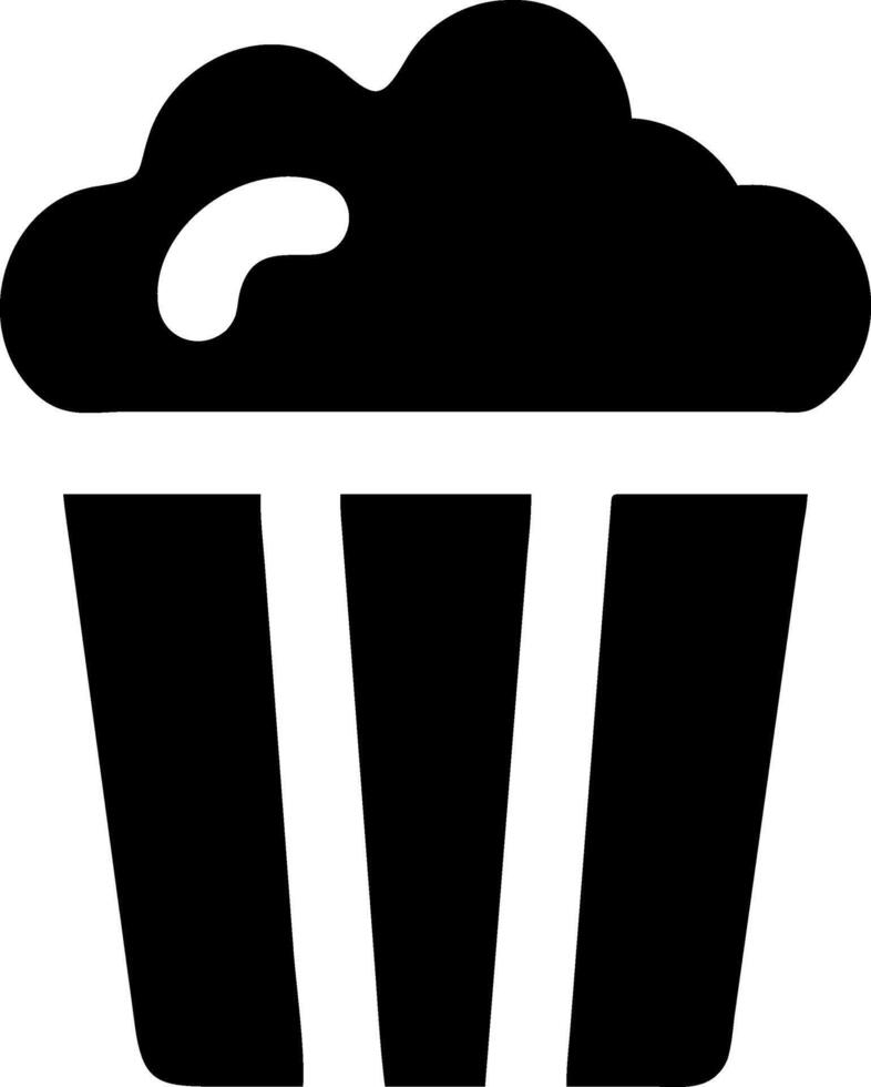 Cinema Popcorn Symbol Set vector