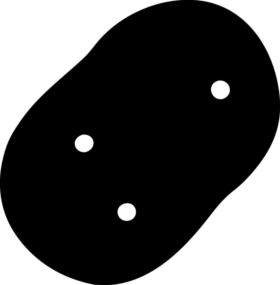 Vegetable Potato Symbol Set vector