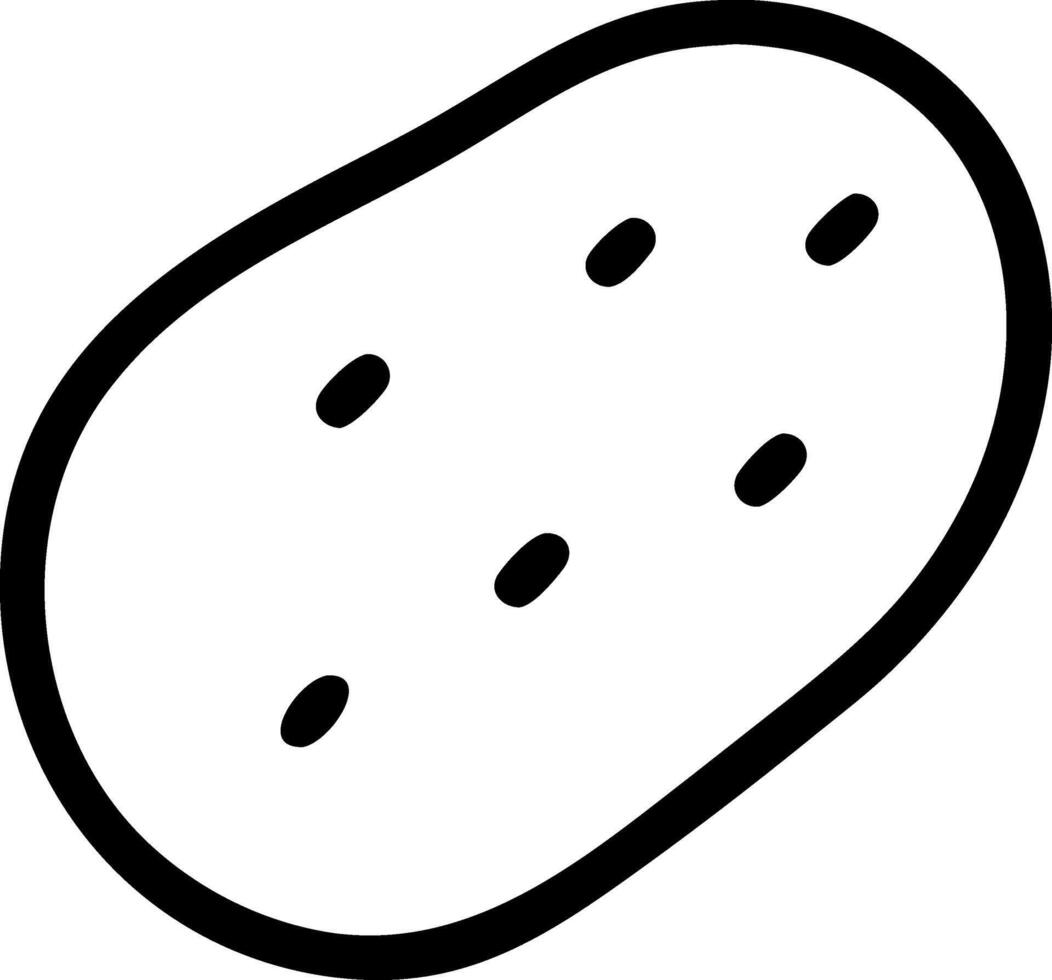 Farm Fresh Potato Icon Representation vector