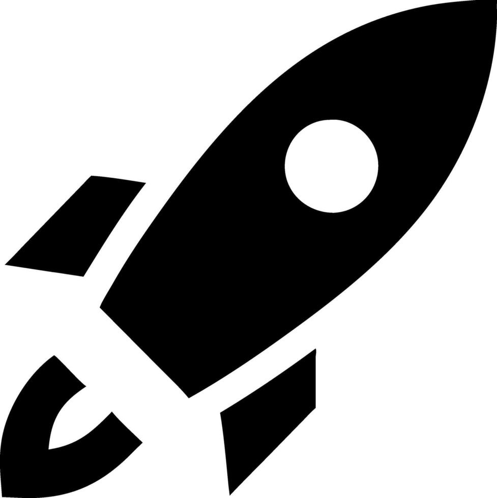 Futuristic Rocket Icon Collection vector