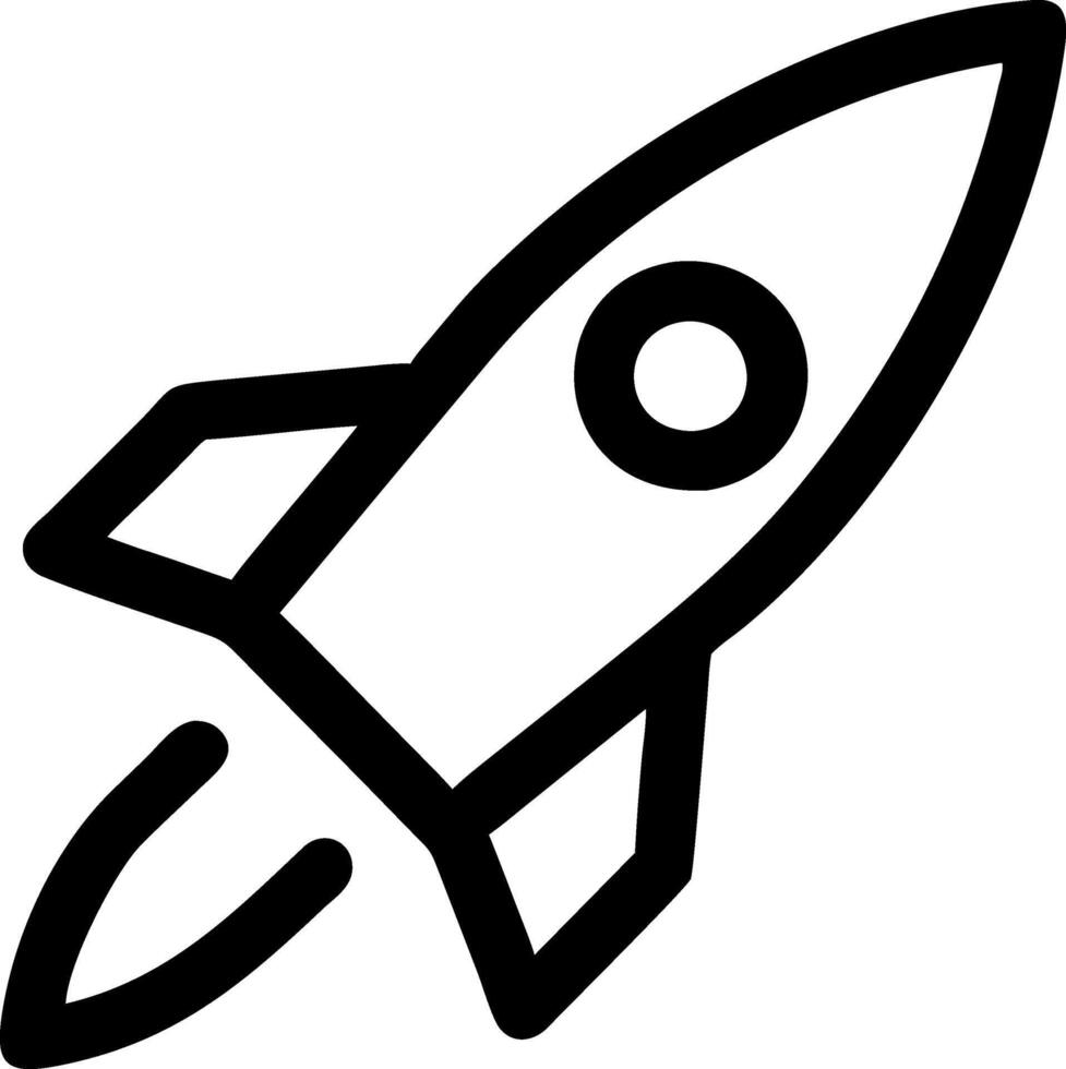 Classic Rocket Icon Design vector