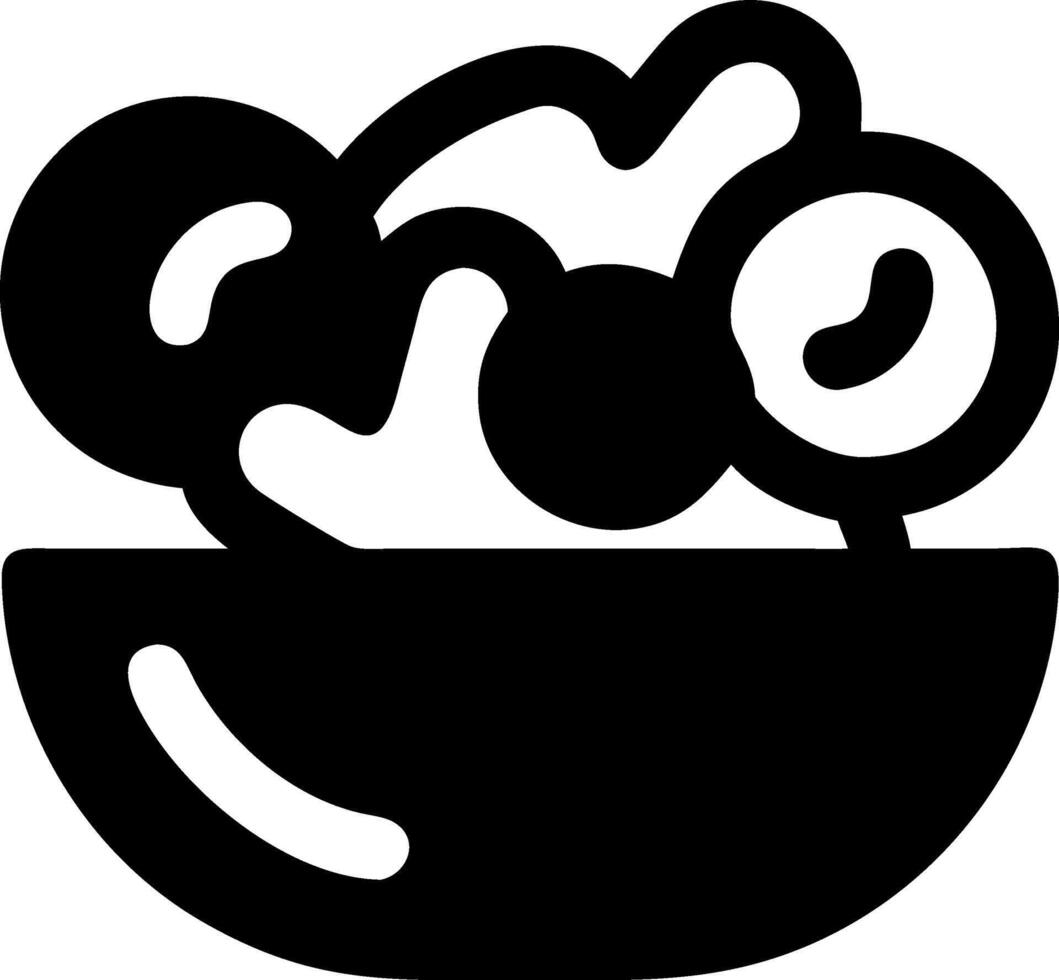 Seasonal Salad Icon Representation vector