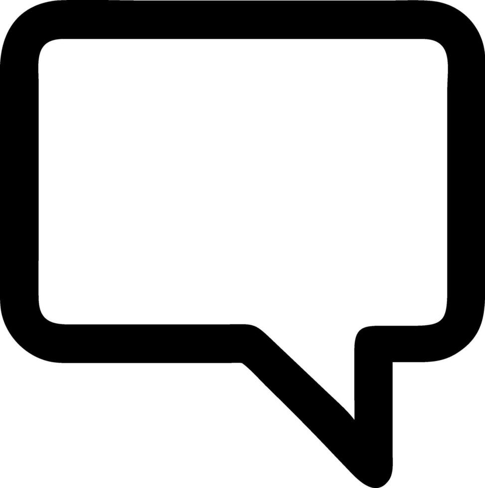 Expressive Speech Bubble Symbol Design vector
