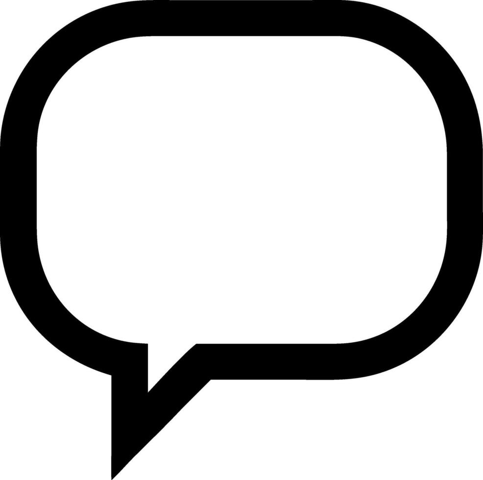 Simple Speech Bubble Symbol Set vector