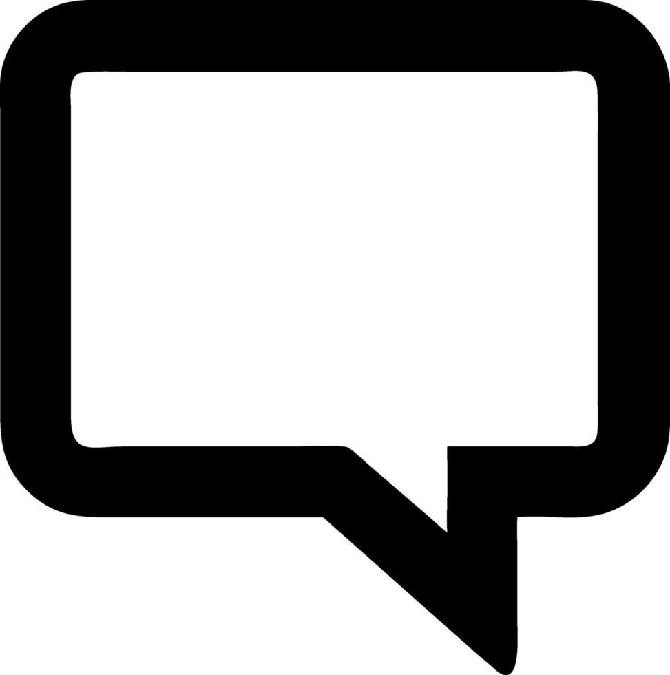 Classic Speech Bubble Icon Design vector