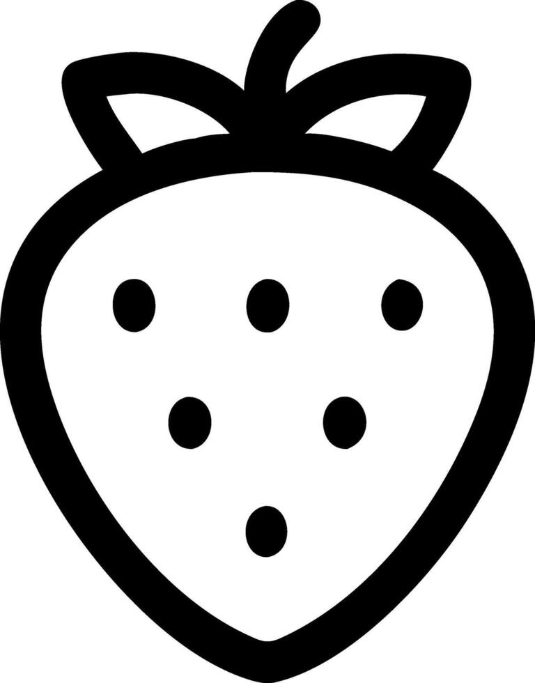 Summer Strawberry Icon Design vector