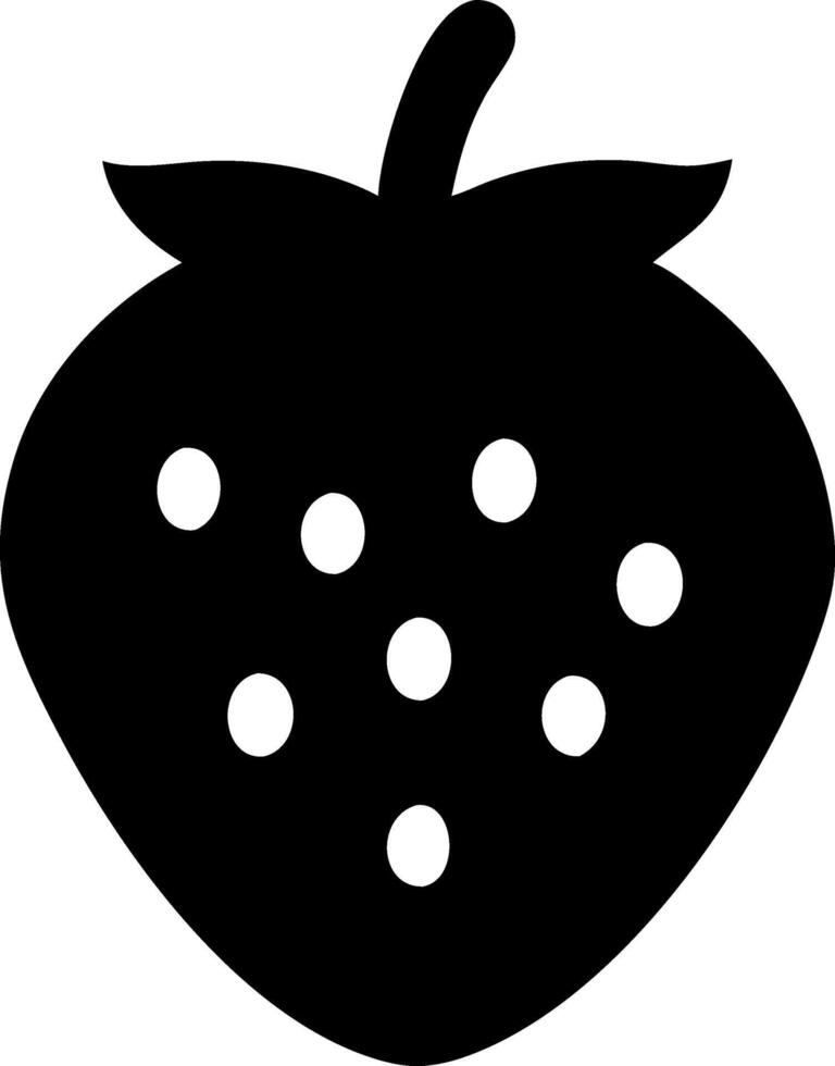 Juicy Strawberry Symbol Collection vector