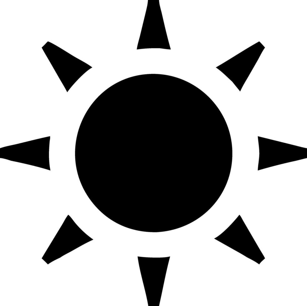 Solar Sun Icon Design vector