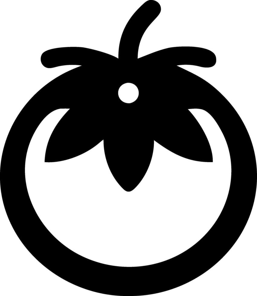 Healthy Tomato Symbol Design vector