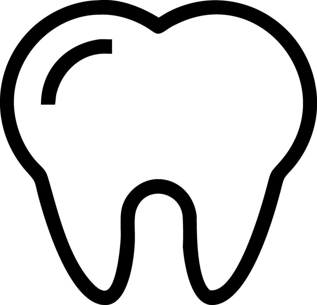 Medical Tooth Symbol Design vector