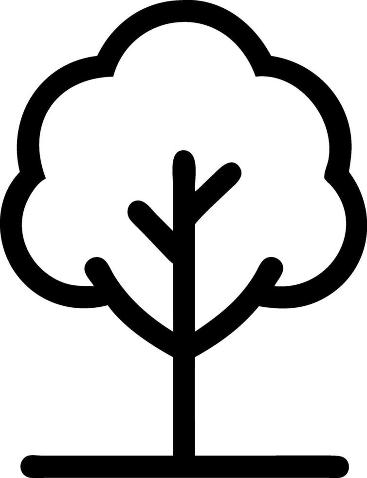 Strong Oak Tree Icon Concept vector