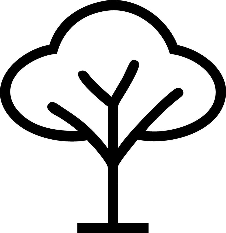 Natural Tree Symbol Collection vector