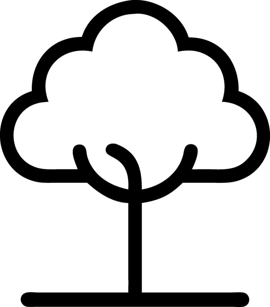 Eco-Friendly Tree Symbol Set vector