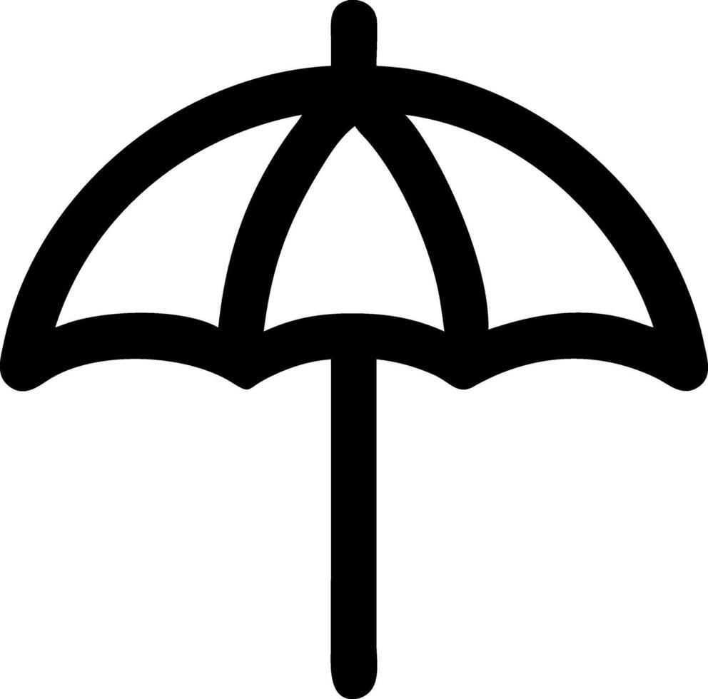 Classic Umbrella Icon Design vector