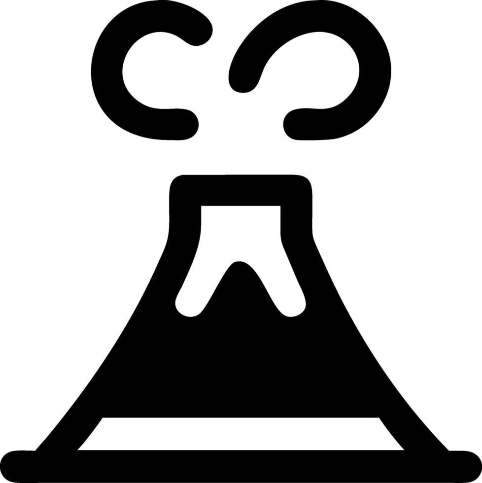 Geothermal Volcano Symbol Pack vector