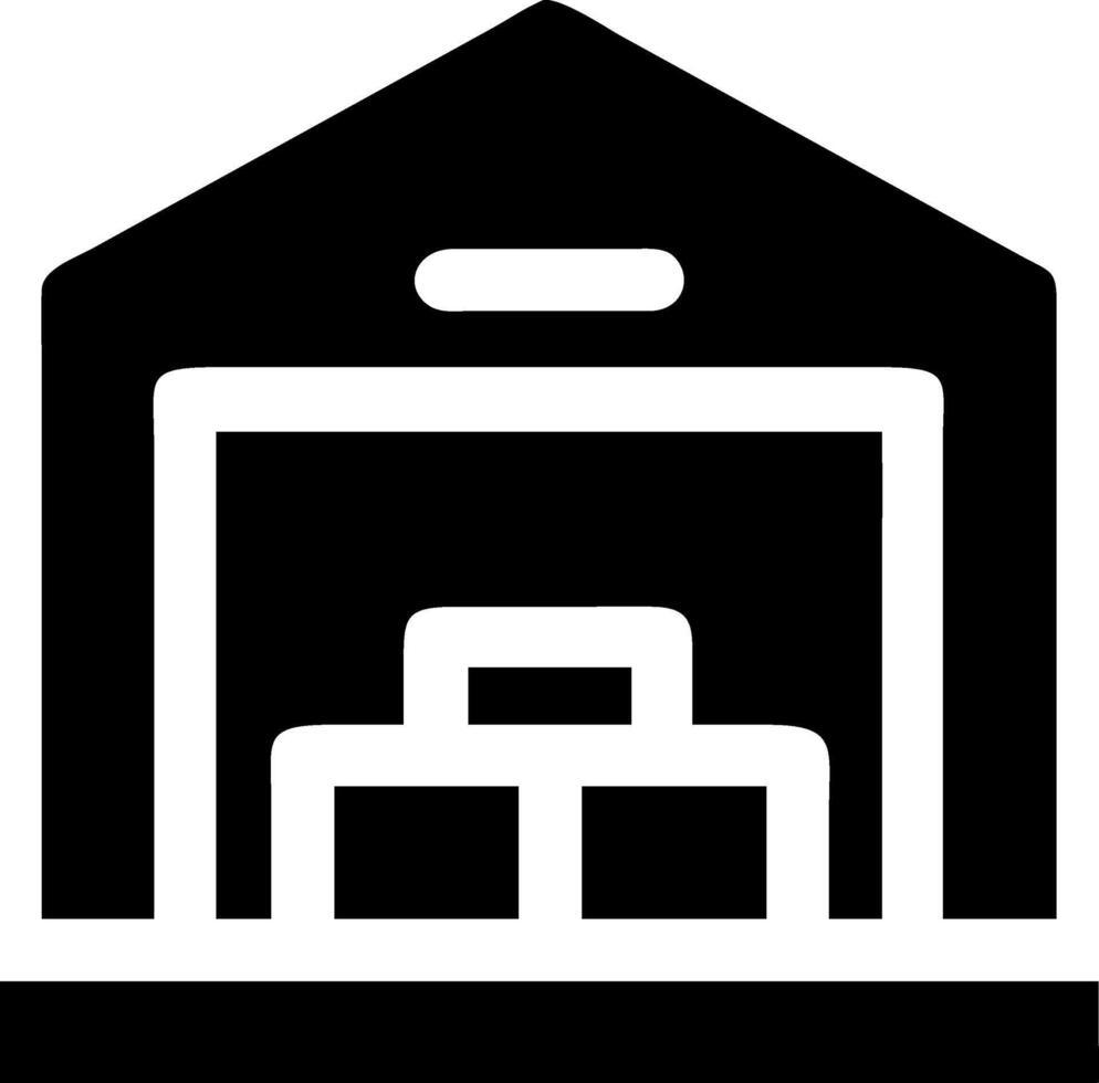 Warehouse Building Symbol Pack vector