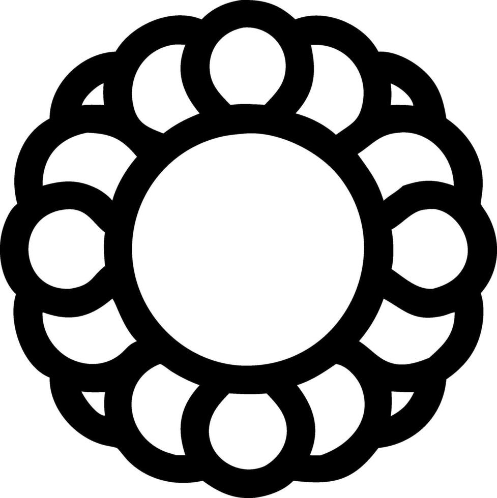 Festive Wreath Symbol Collection vector