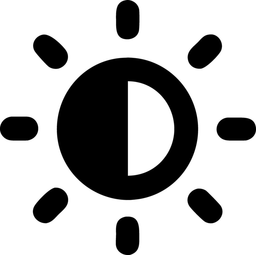 Creative Brightness Icons vector