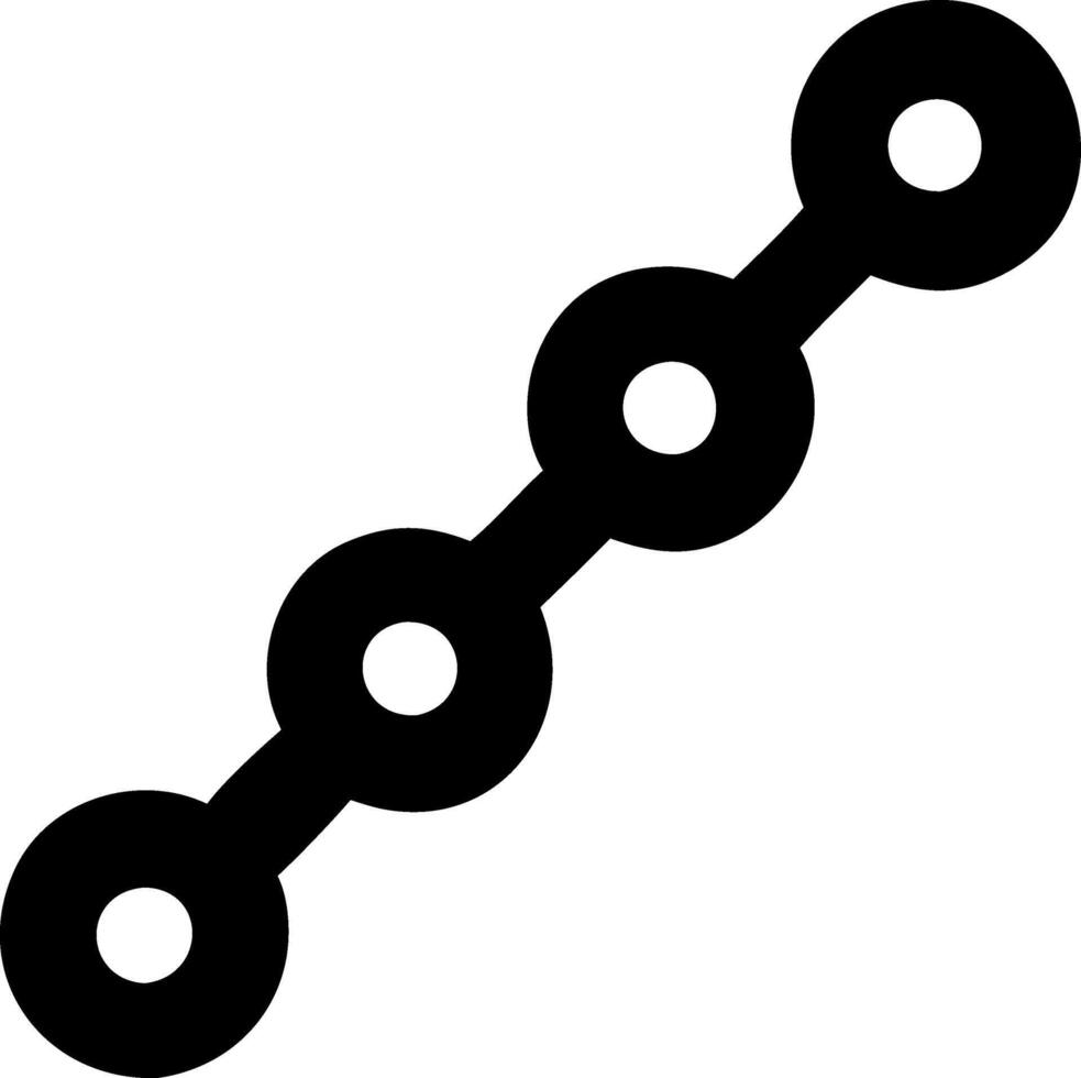 Linked Elements Icons vector