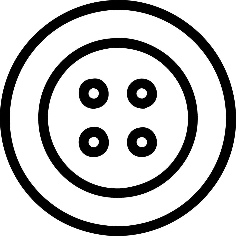 Apparel Button Icon Set vector
