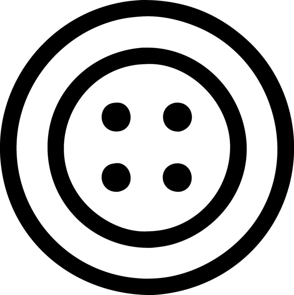 Clothes Button Icon Collection vector