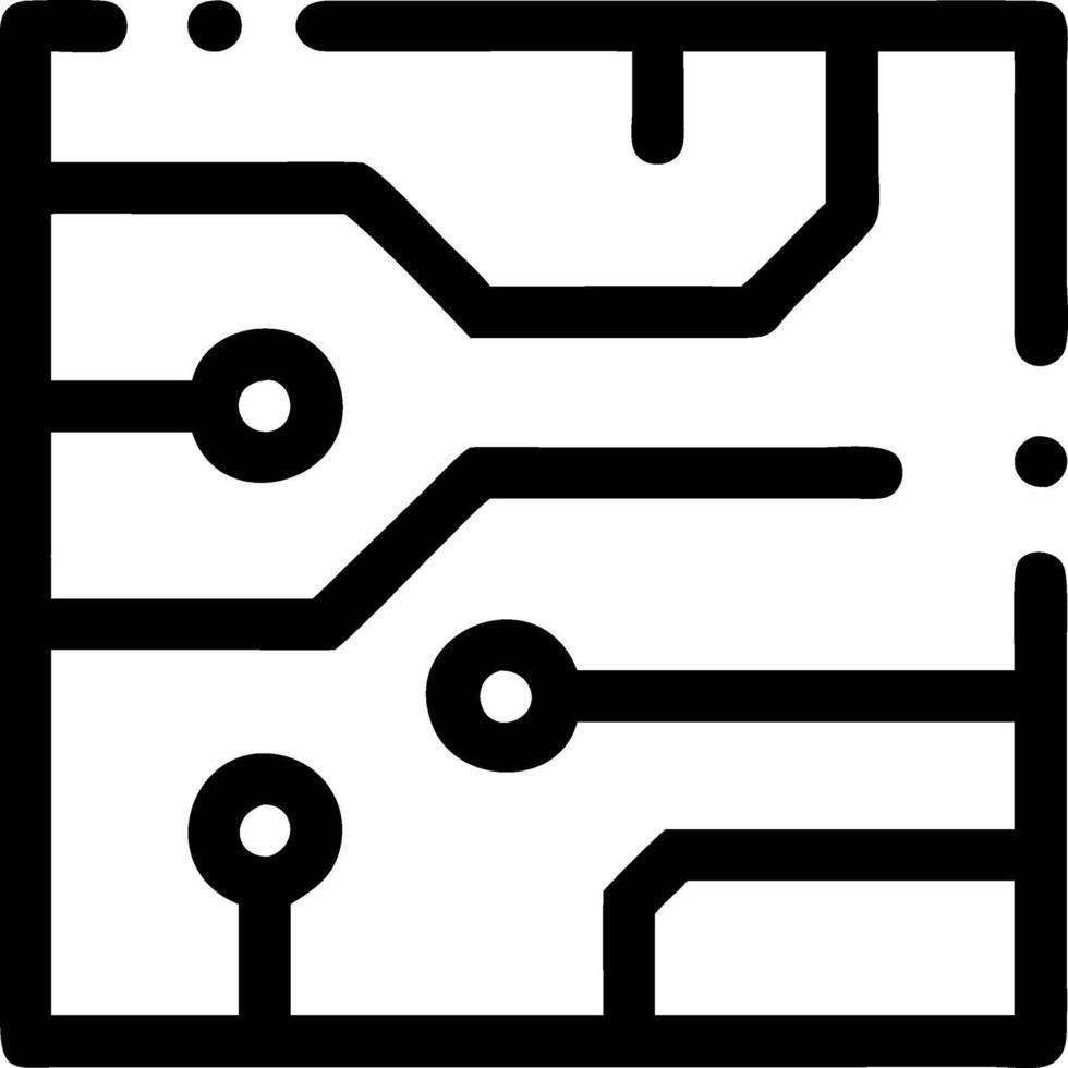 Circuitry and Electronics Icons vector