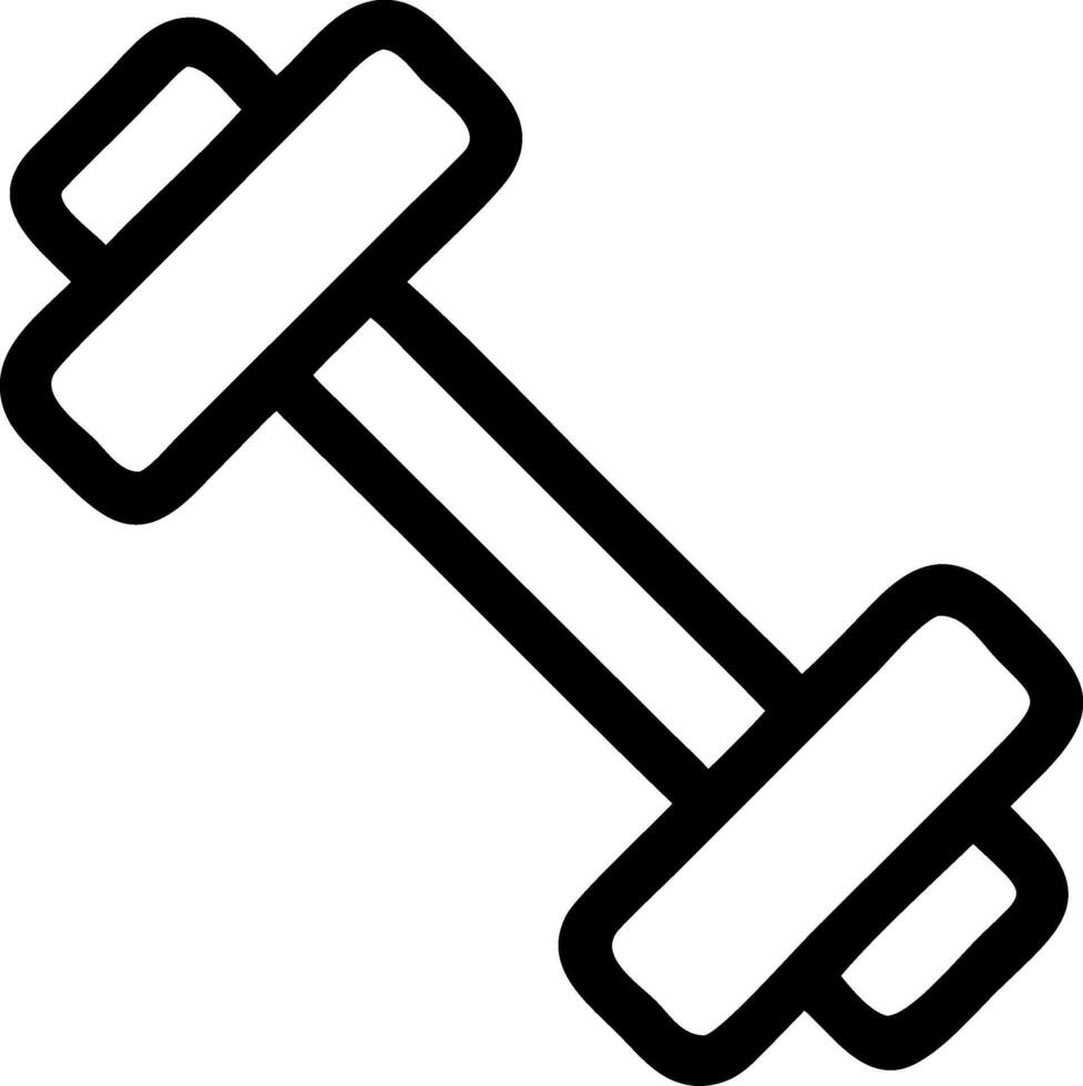 Dumbbell and Workout Icons vector