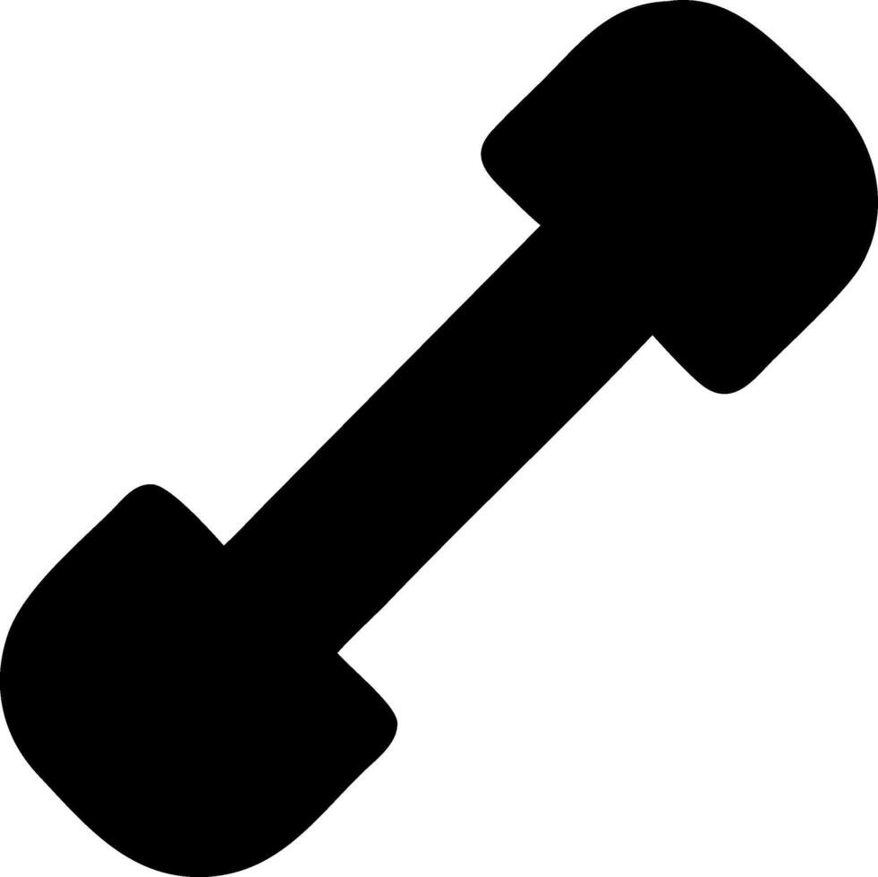 Fitness Dumbbell Design Symbols vector