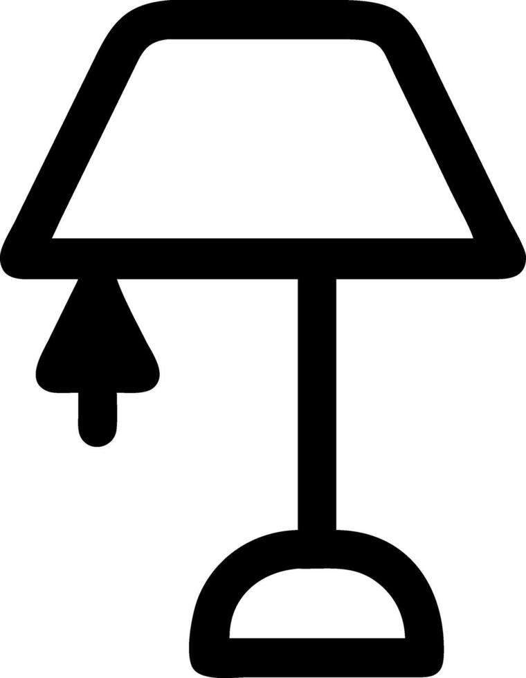 Contemporary Lamp Icon Set vector