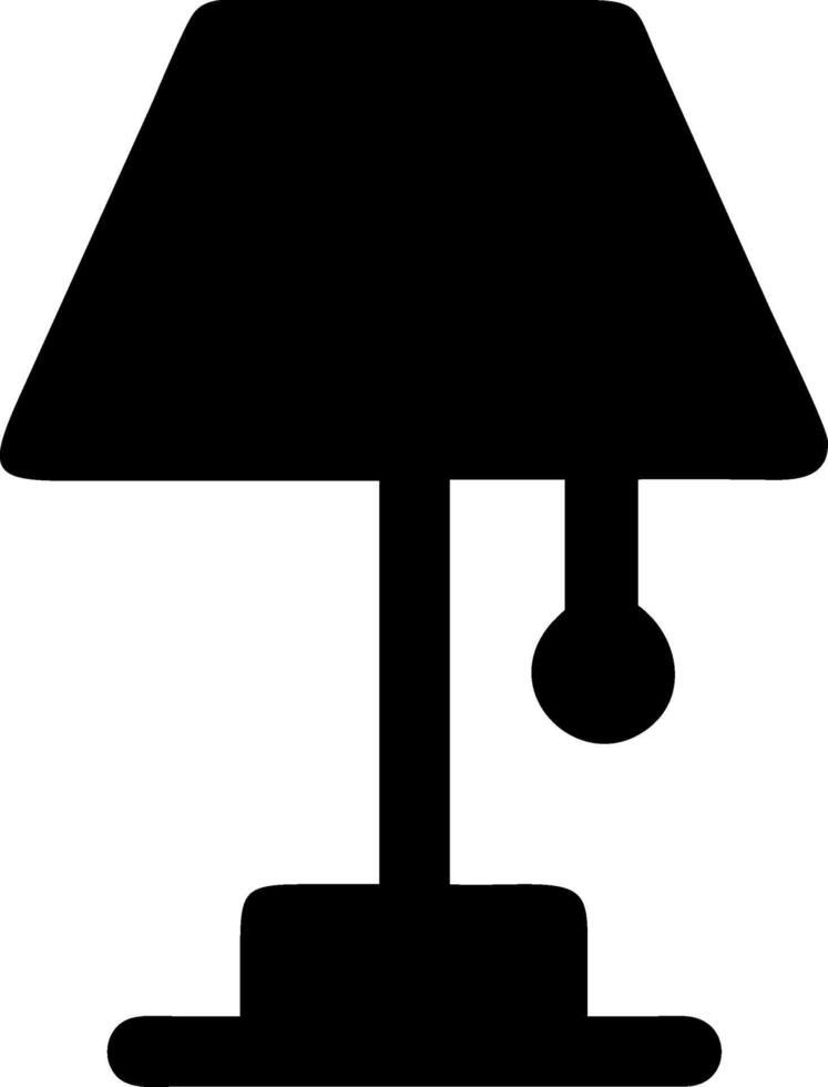 Elegant Lamp Icon Collection vector