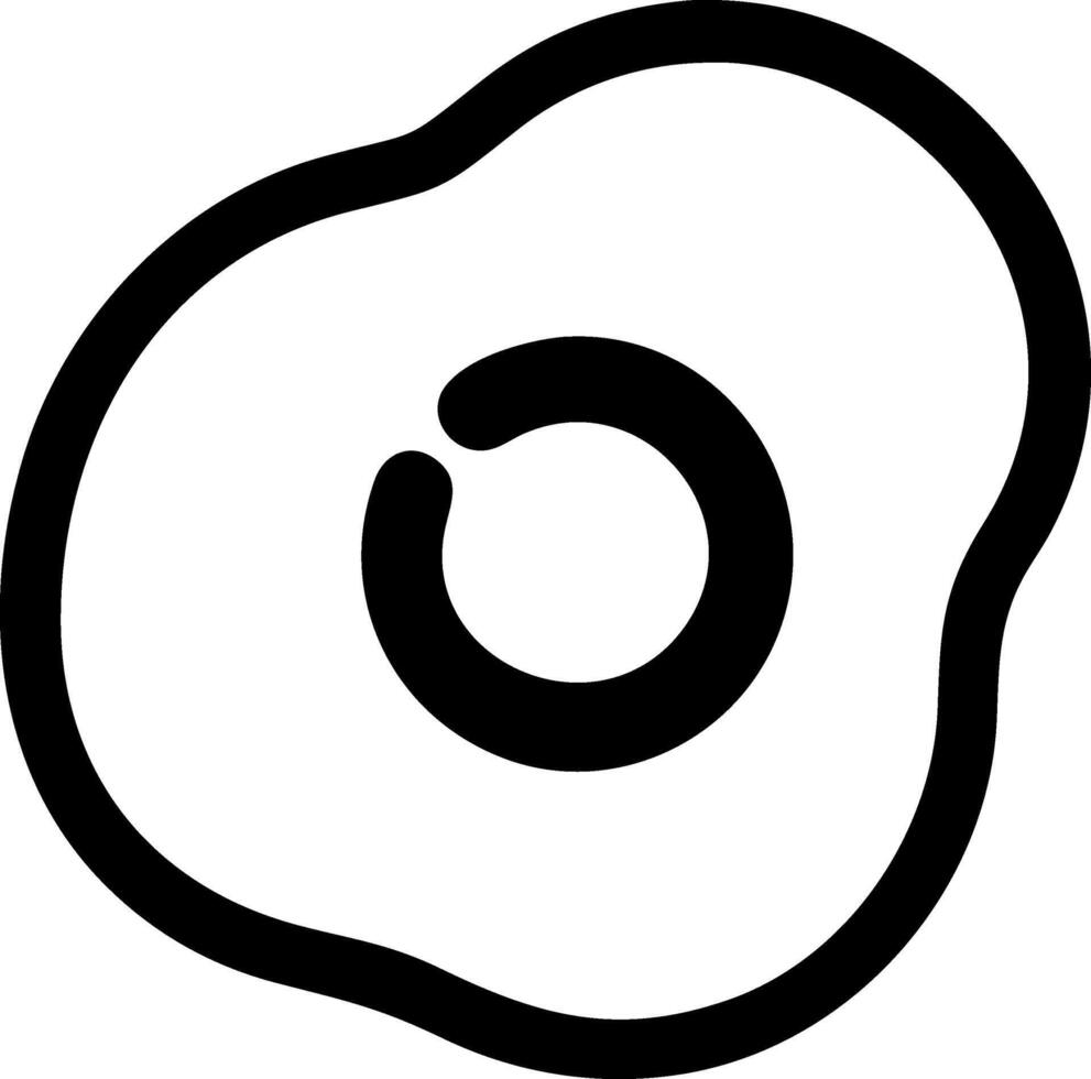 Fried Egg Design Set vector
