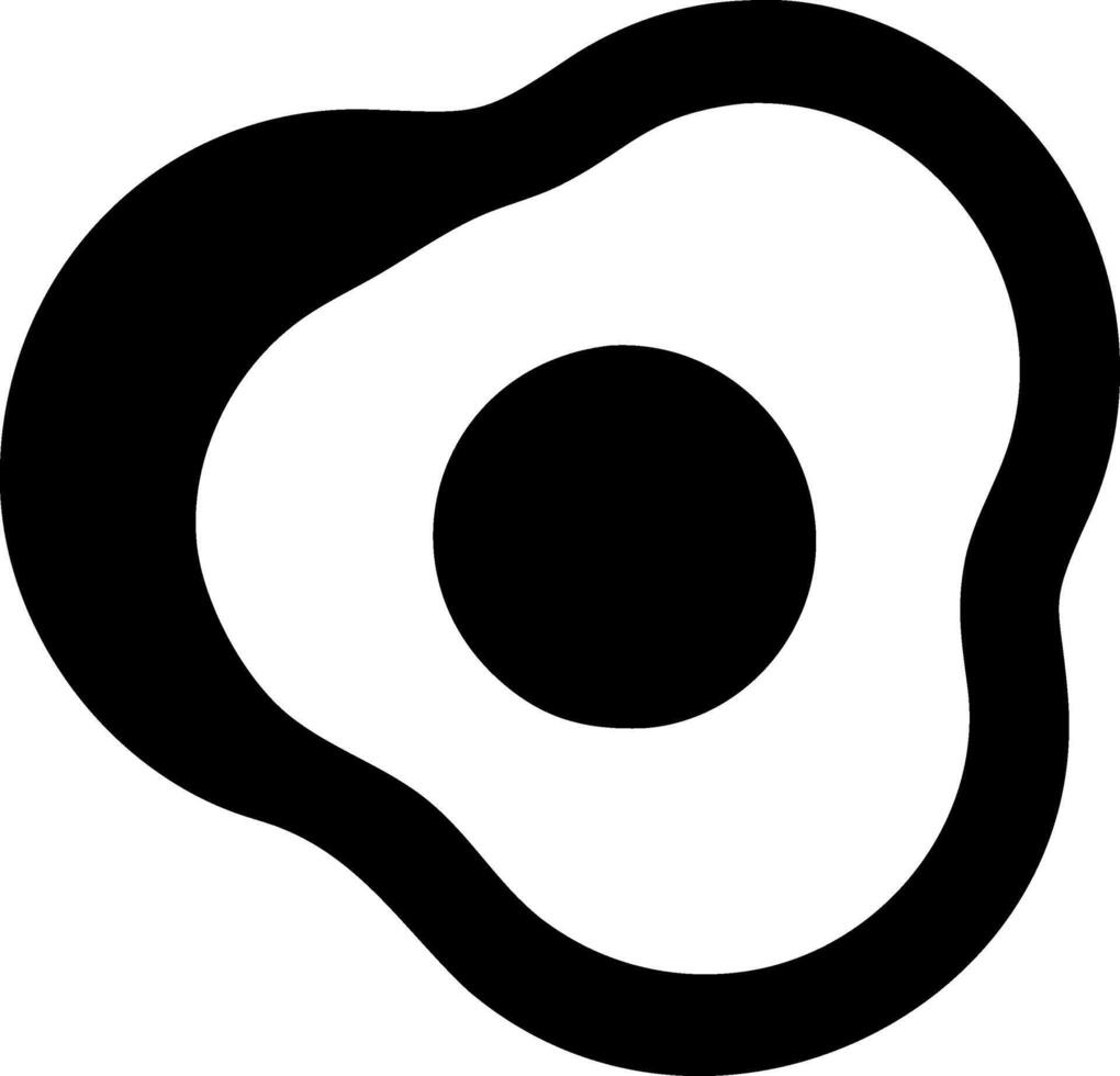Iconic Fried Egg Graphics vector