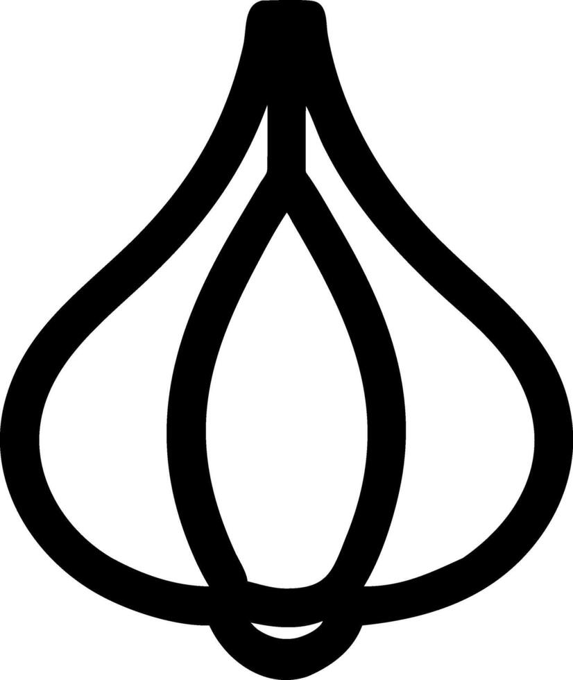 Organic Garlic Symbol Set vector