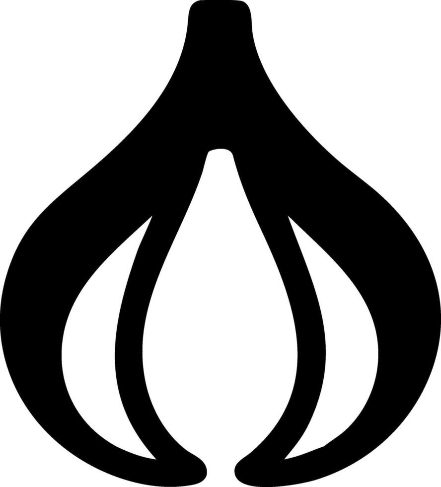 Garlic Bulb Icon Collection vector