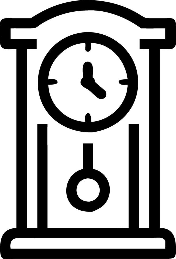 Nostalgic Clock Symbol Set vector