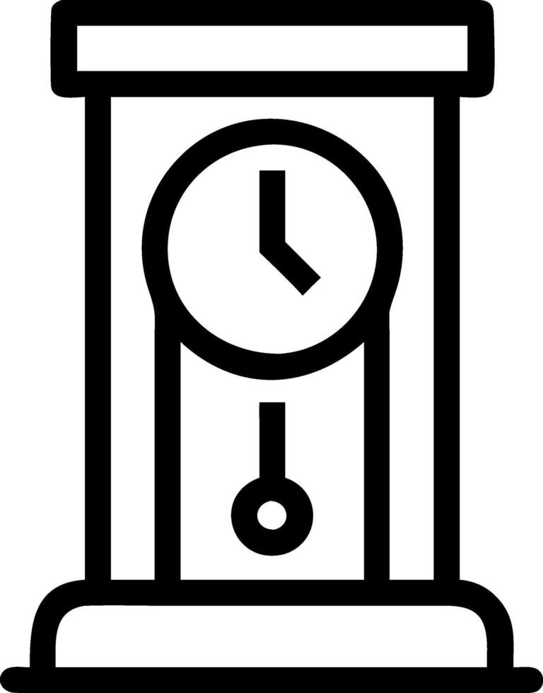 Ornate Clock Design Set vector