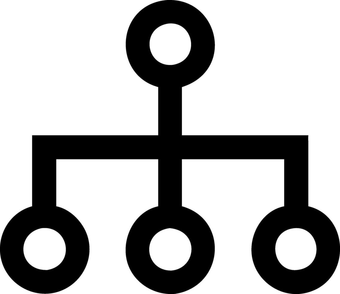 Business Structure Icon Symbols vector