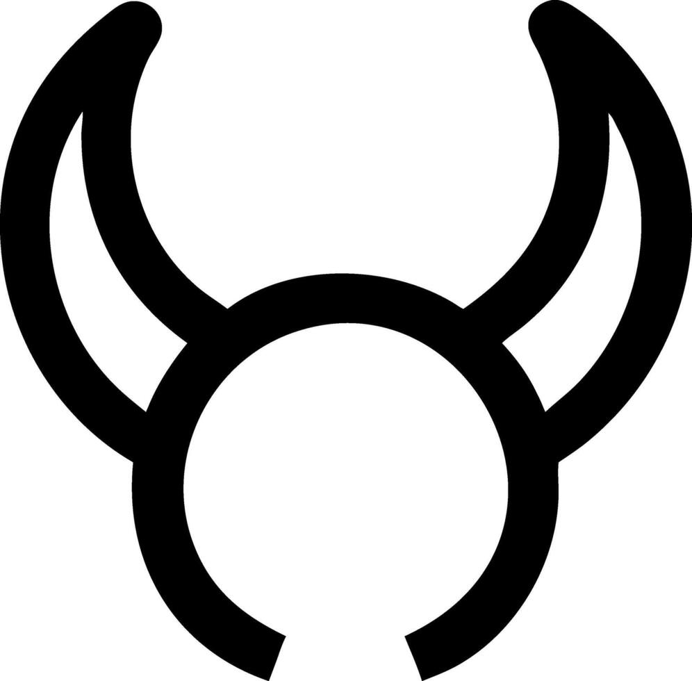 Iconic Horns Designs for Halloween and Costume Themes vector