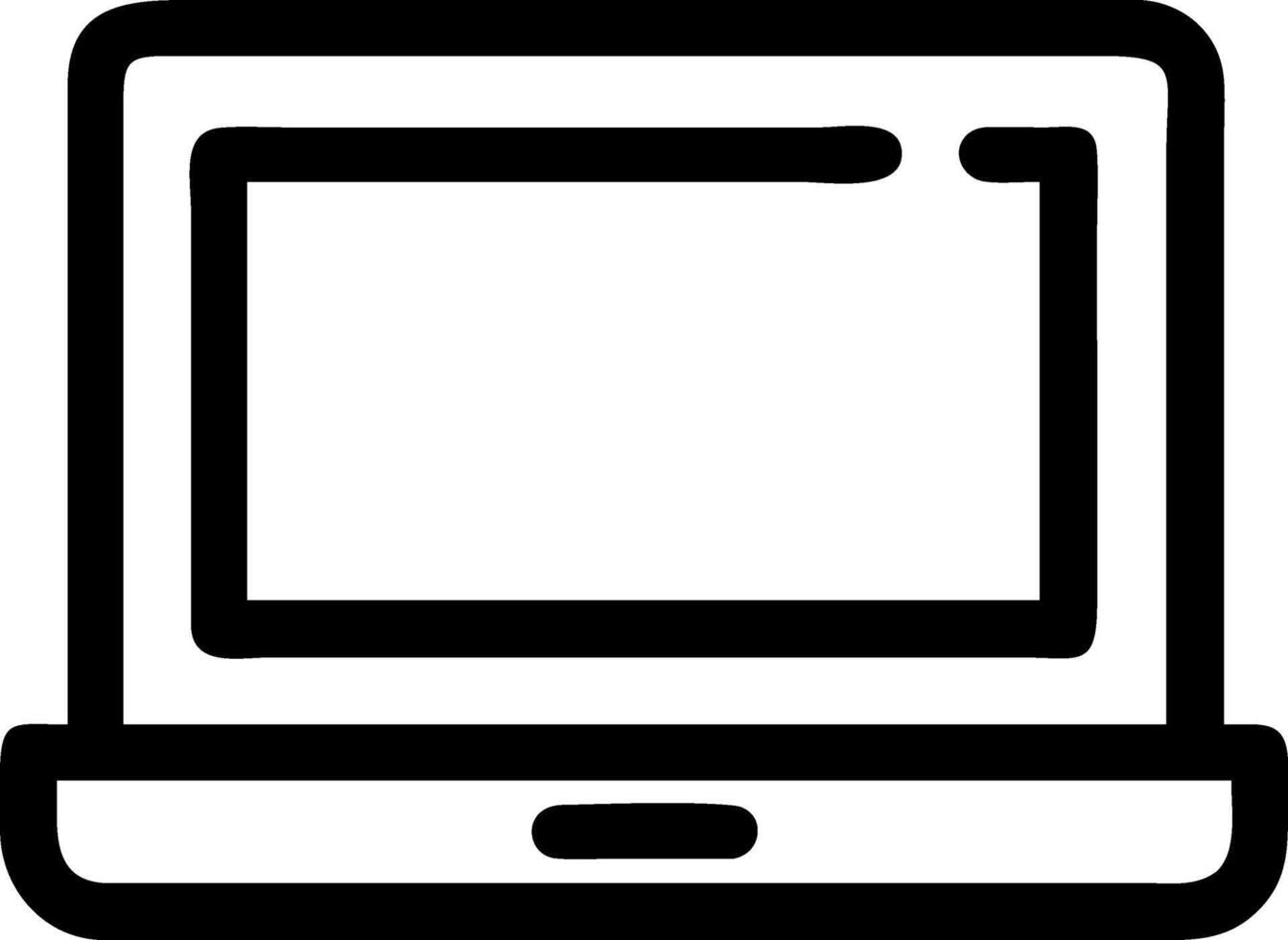 Modern Laptop Icons for Tech Startups and Digital Services vector