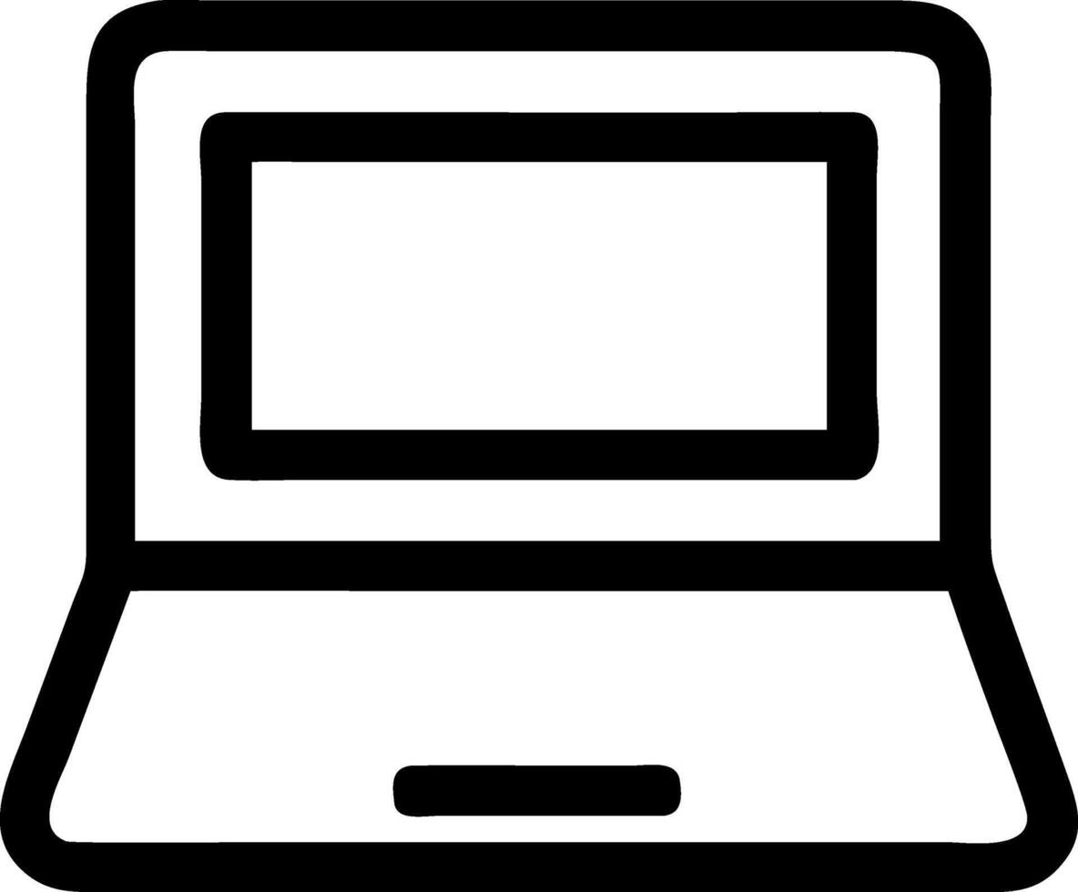 Flat Design Laptop Symbols for User Interfaces and Websites vector