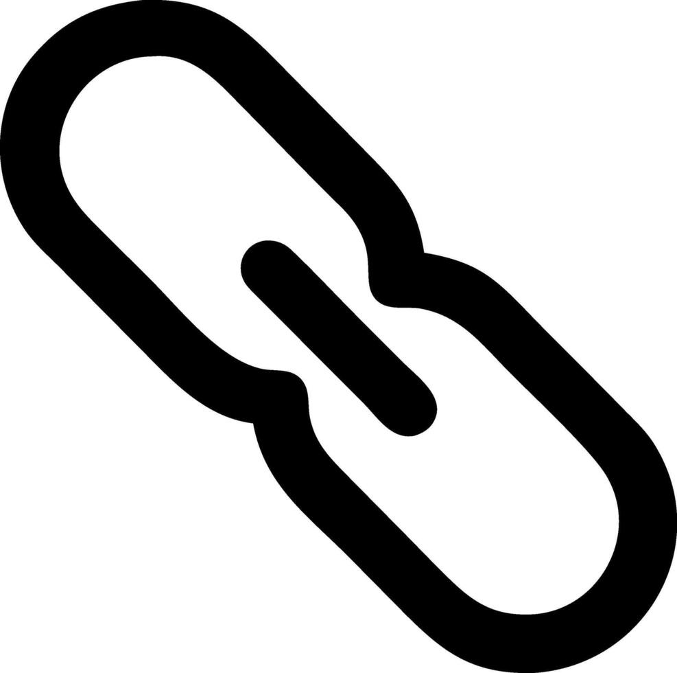 Chain Link Symbols for Web and Digital Connectivity vector