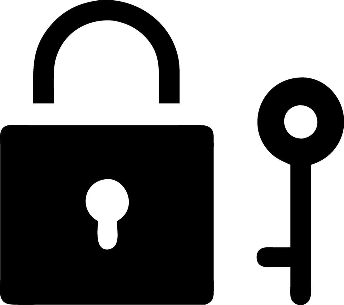 Classic Lock and Key Symbols for Safety and Privacy Designs vector