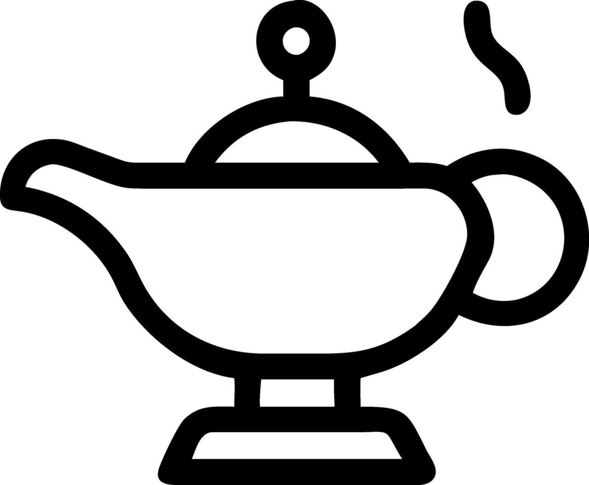 Dynamic Magic Lamp Icons for Mythology and Fantasy Art vector