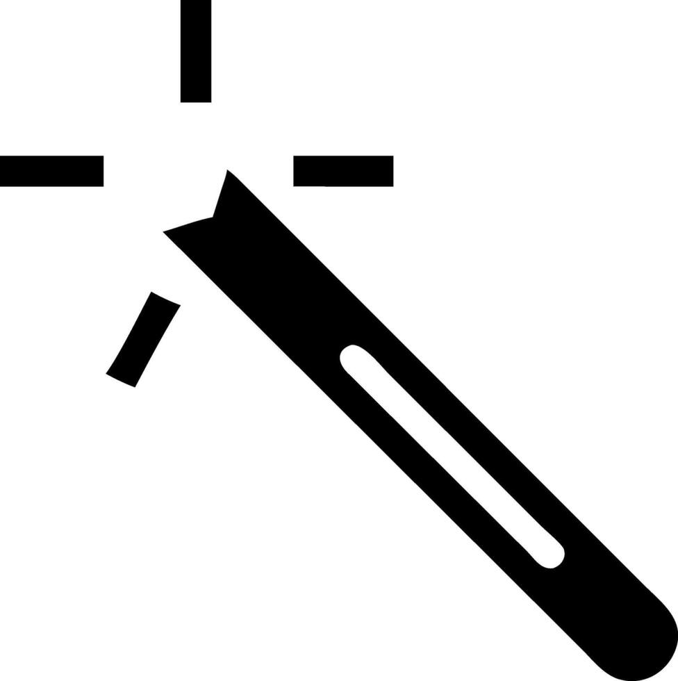 Decorative Magic Wand Icons for Wizards and Magicians vector