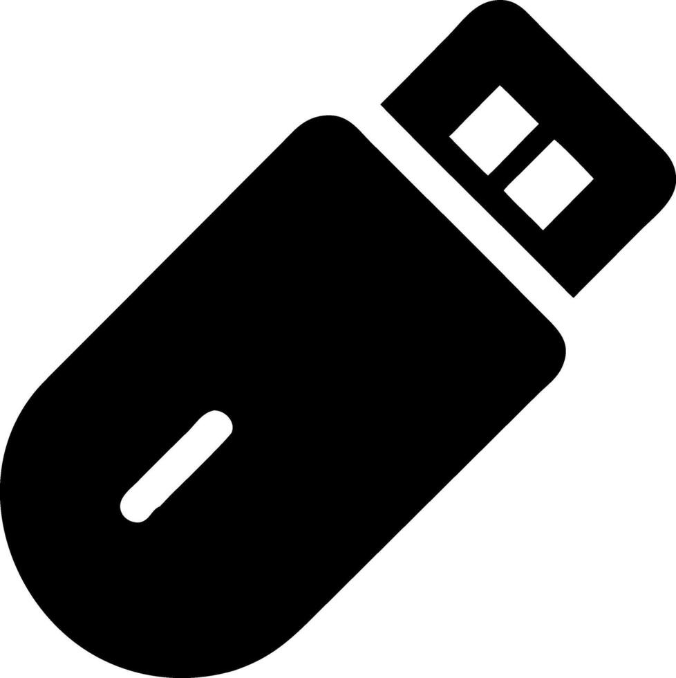 Flat Design USB Symbols for Digital, Print, and Tech Interfaces vector