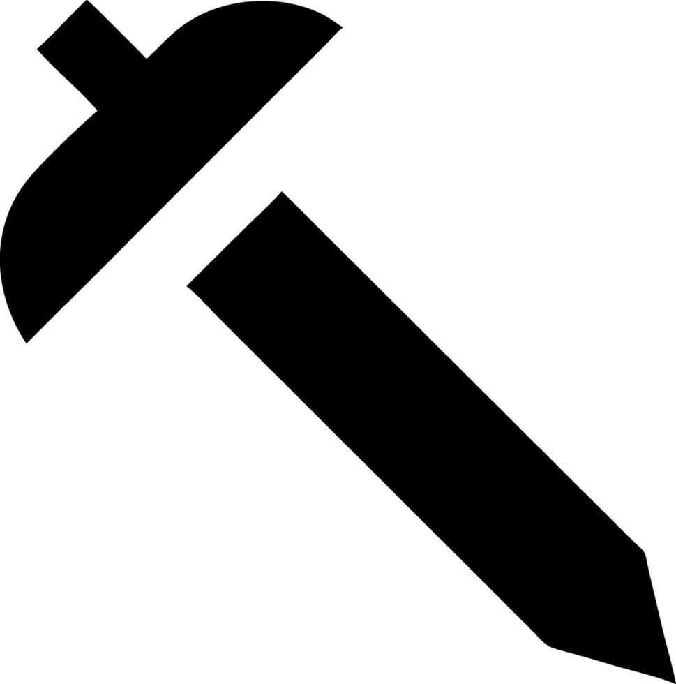 Informative Nail Symbols for Workshop and Tool Education vector