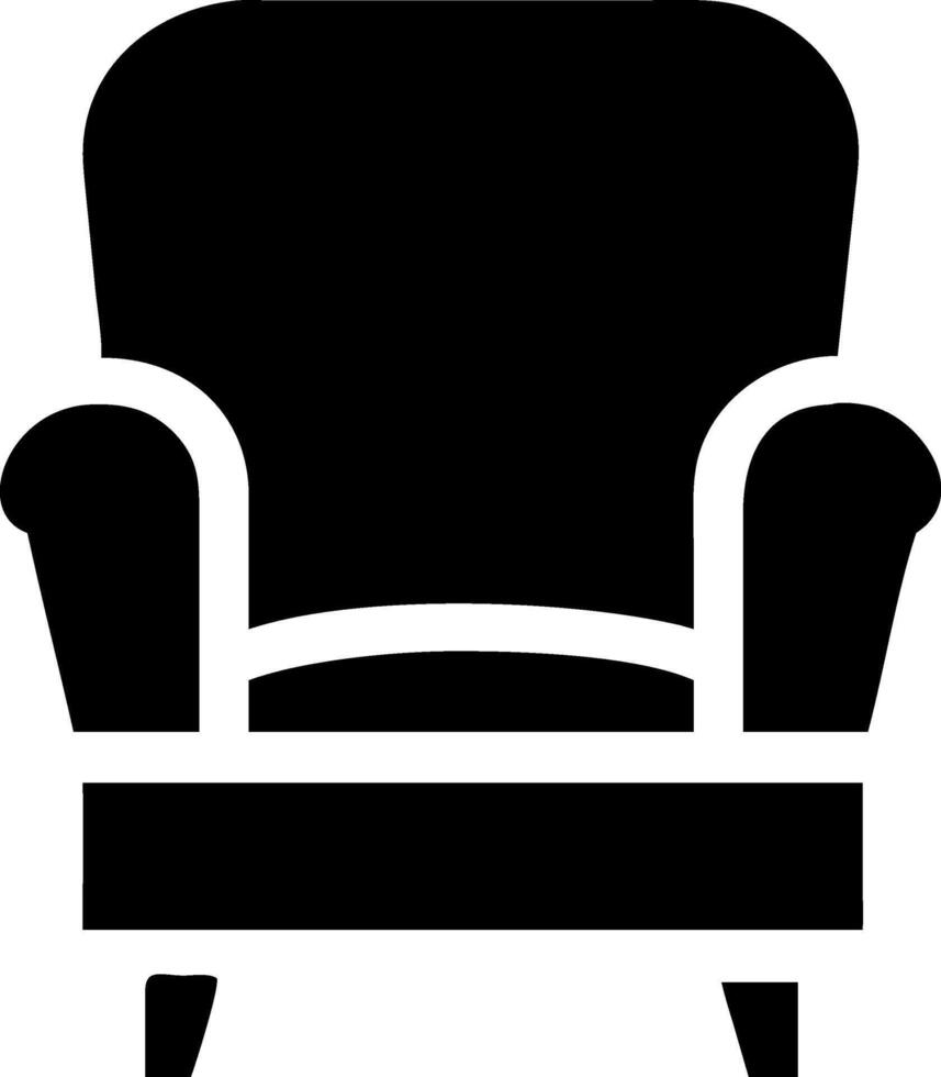 Dynamic Armchair Icons for Lounge and Classic Interior Designs vector