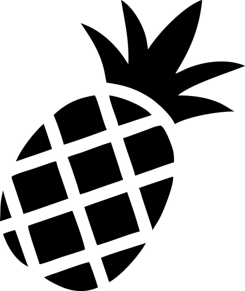 Modern Pineapple Icons for Health and Wellness Branding vector