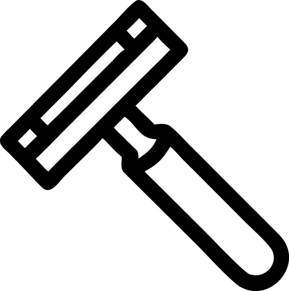 Monochrome Razor Icons for Graphic Design vector