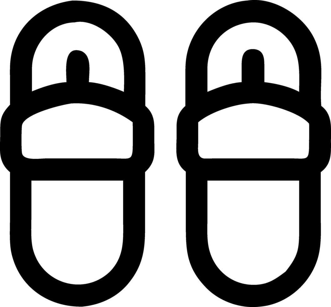 Classic Sandals Icon Collection for Casual Wear vector